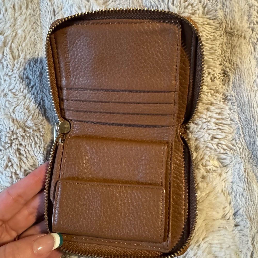 Michael Kors Brown Leather Wallet - Picture 3 of 7